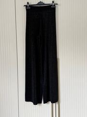 Taşlı merserize pantolon