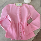 Pembe ligralı hırka