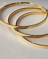 Kalın üçlü Ajda bilezik 60 cm