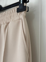 Krem renk Skuba pantolon