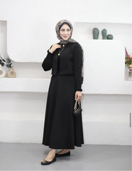 Kolları tüylü hırka