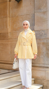 Gaberdin pul detaylı ceket