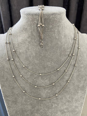 Topçuklu kolye seti