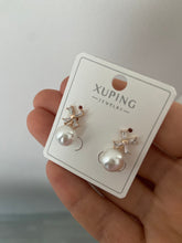 Rose renk incili küpe