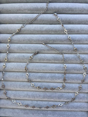 Minik kalp detaylı kolye seti