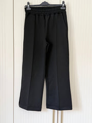 Siyah Skuba pantolon