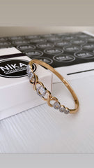 Rose renk taş geçişli kelepçe ( özel seri )