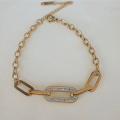 Rose renk üçlü Halkalı bileklik