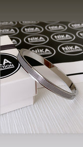 Silver renk hasır kelepçe