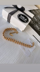 Sıralı topcuklu bileklik