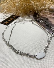 Oval detaylı zincir