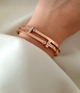 Rose renk T model kelepçe