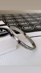 Silver renk roma rakamlı kelepçe