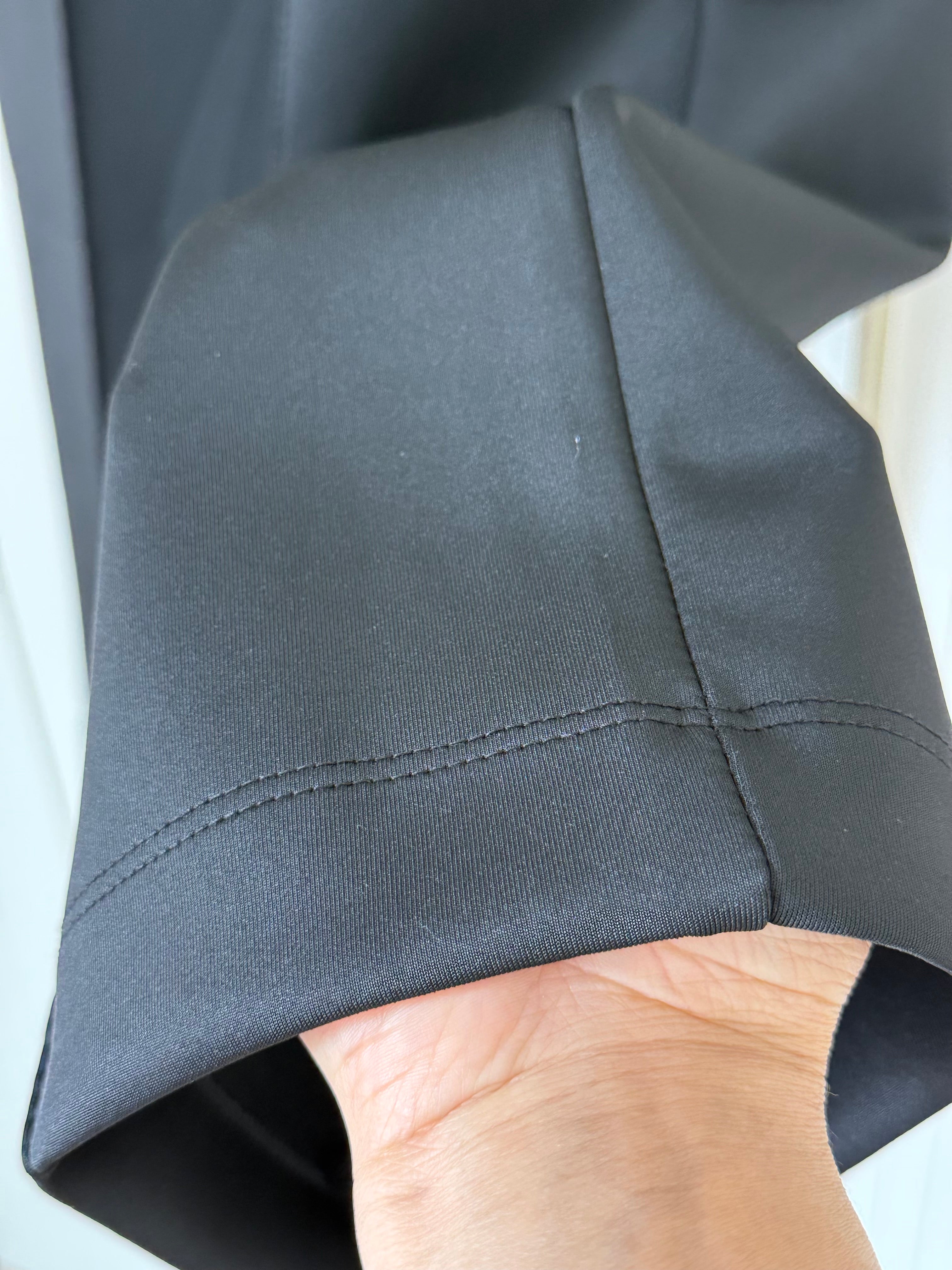 Siyah Skuba pantolon