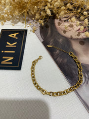 Sade zincirli bileklik