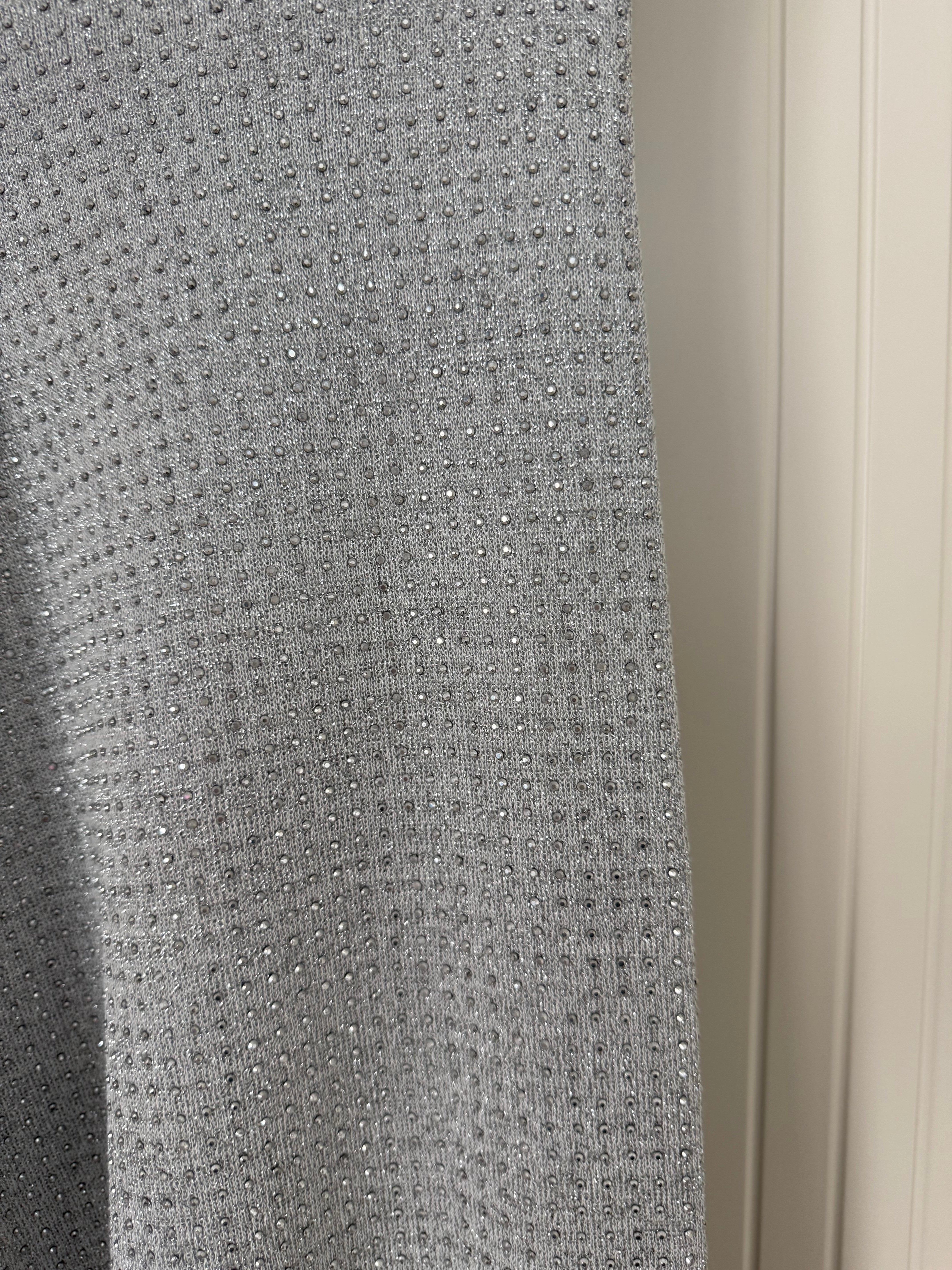 Taşlı merserize pantolon