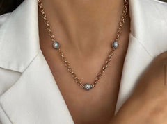 Nazar boncuklu kolye