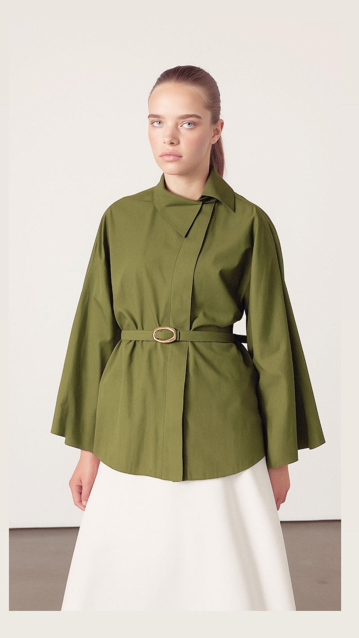 Daphne Haki gömlek