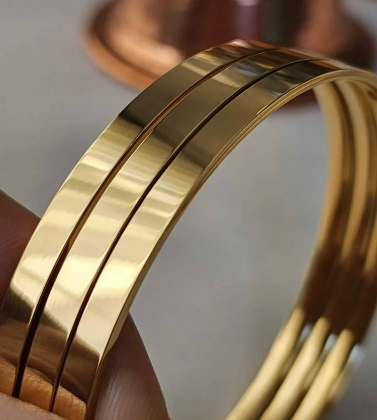 Üçlü kalın Ajda bilezik