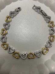 Özel seri vip kalpli bileklik