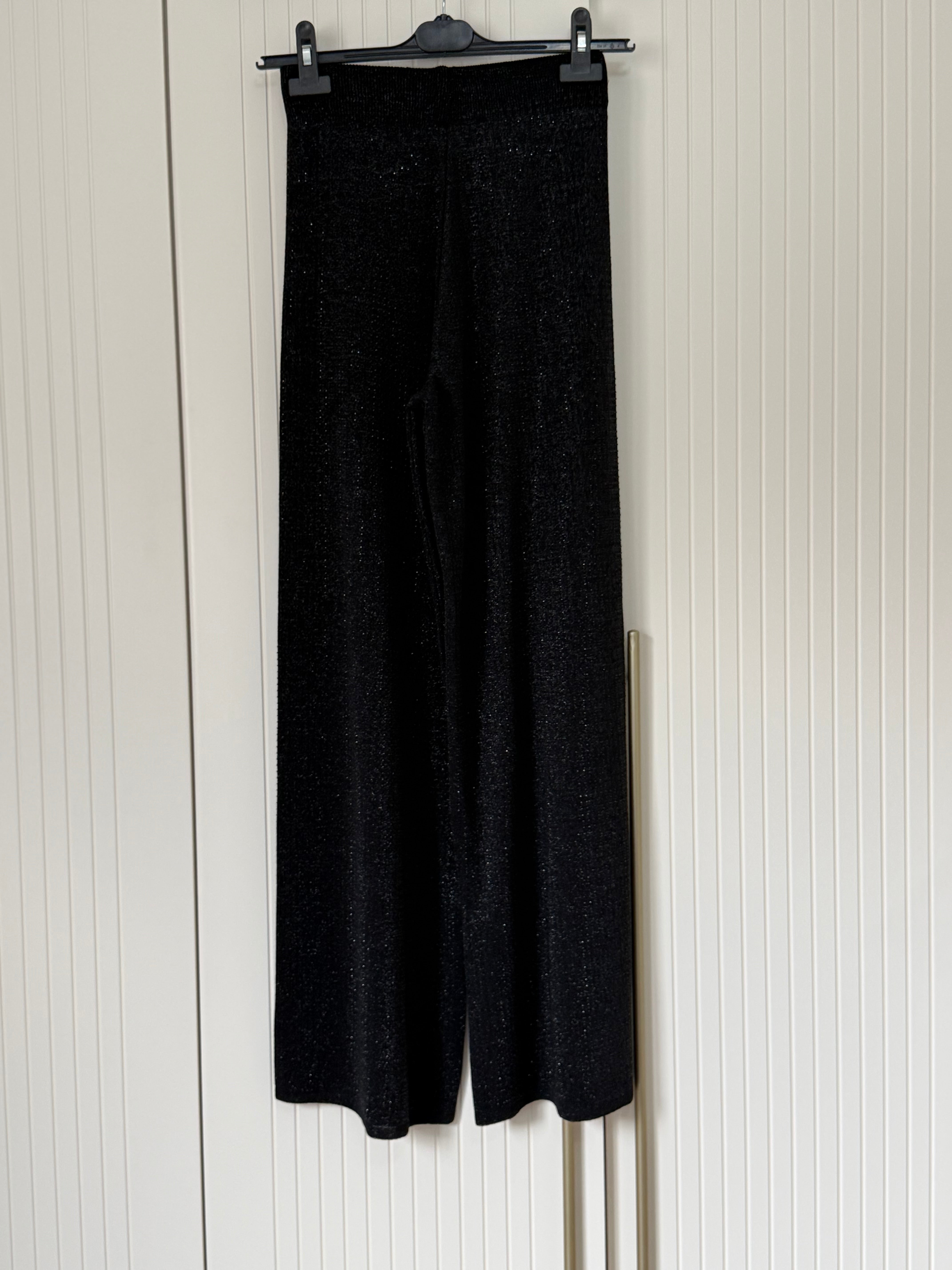 Taşlı merserize pantolon