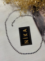 Motifli kolye silver