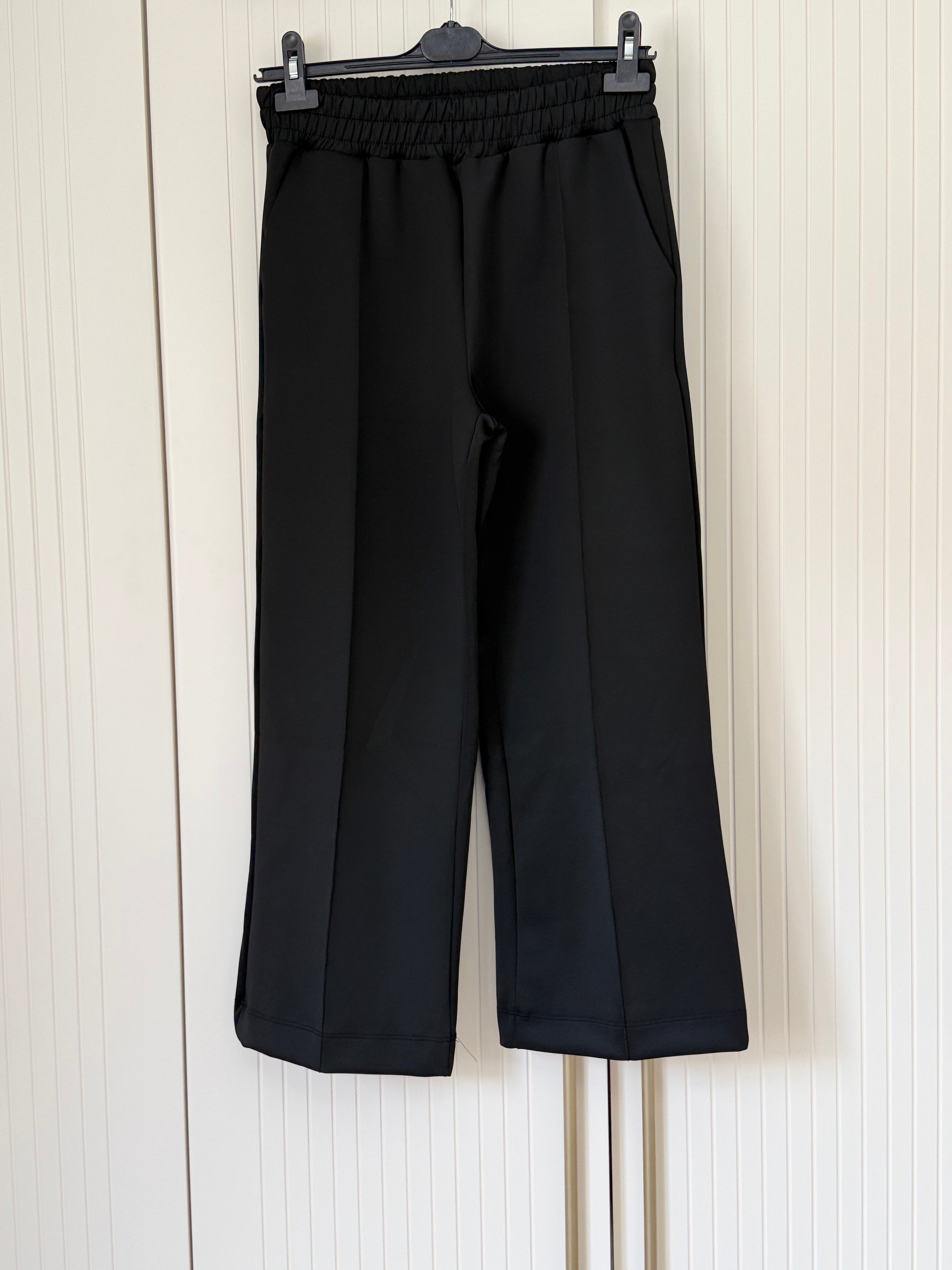 Siyah Skuba pantolon