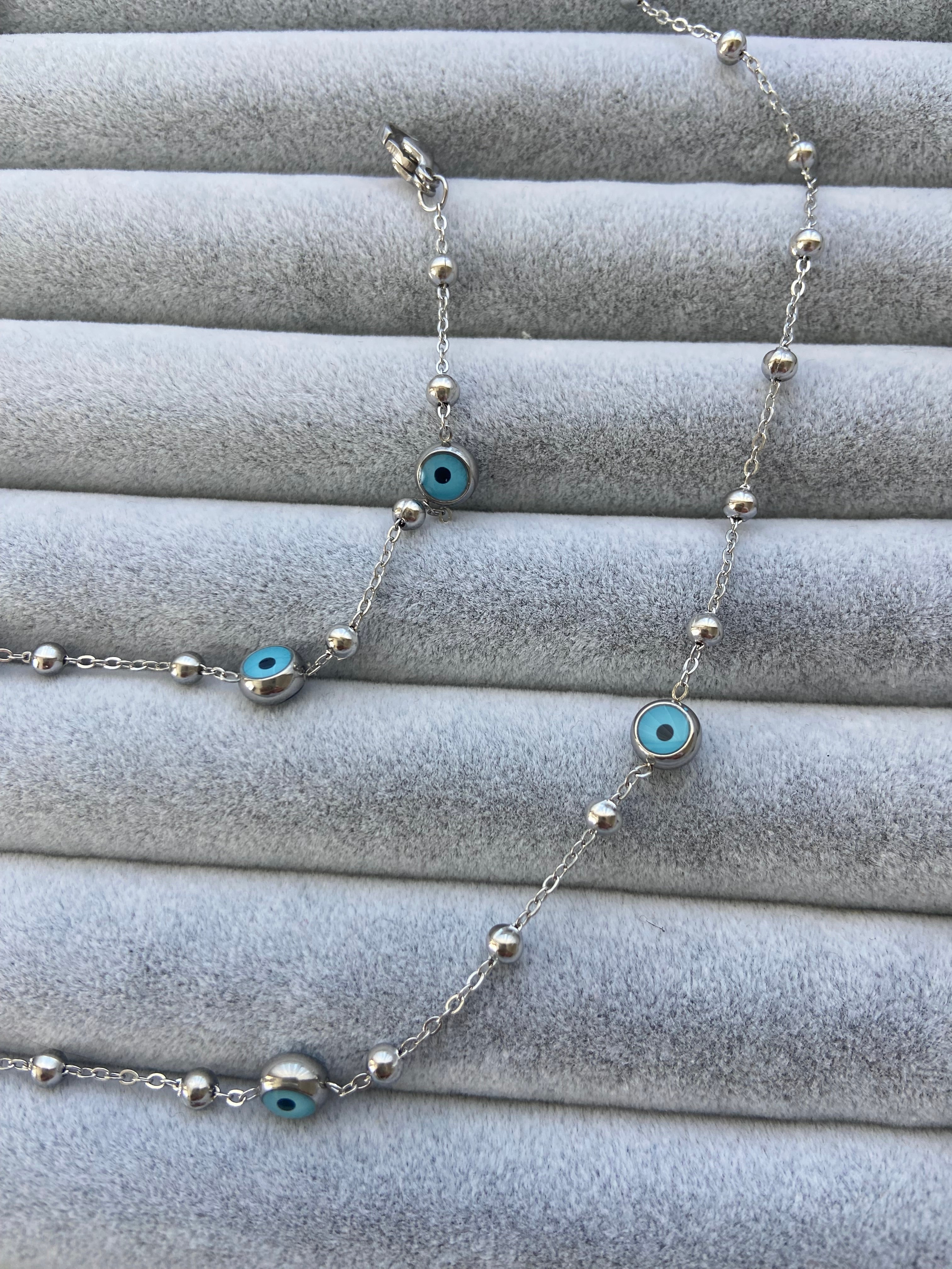 Nazar boncuklu kolye seti