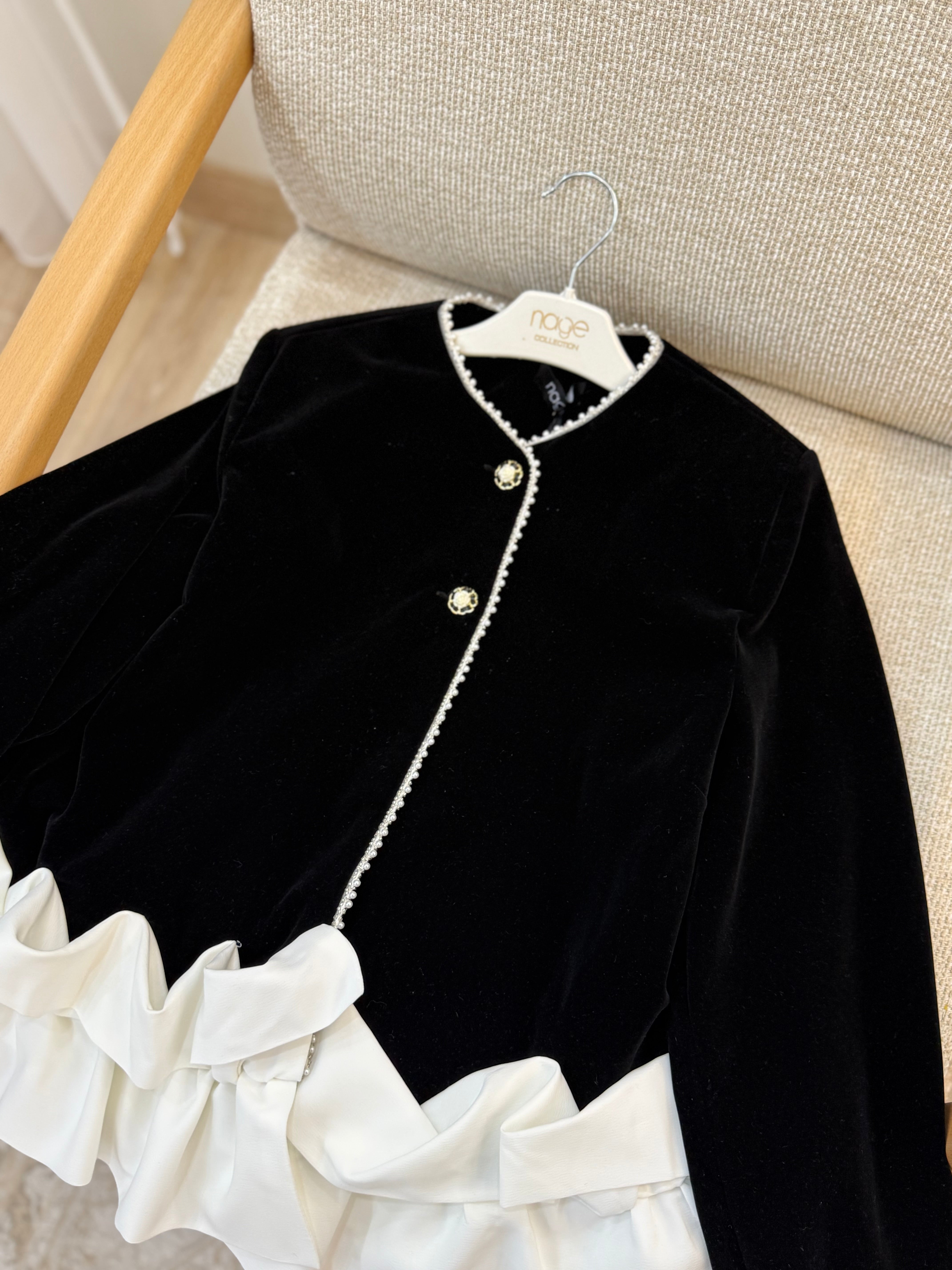 Özel tasarım kadife ceket