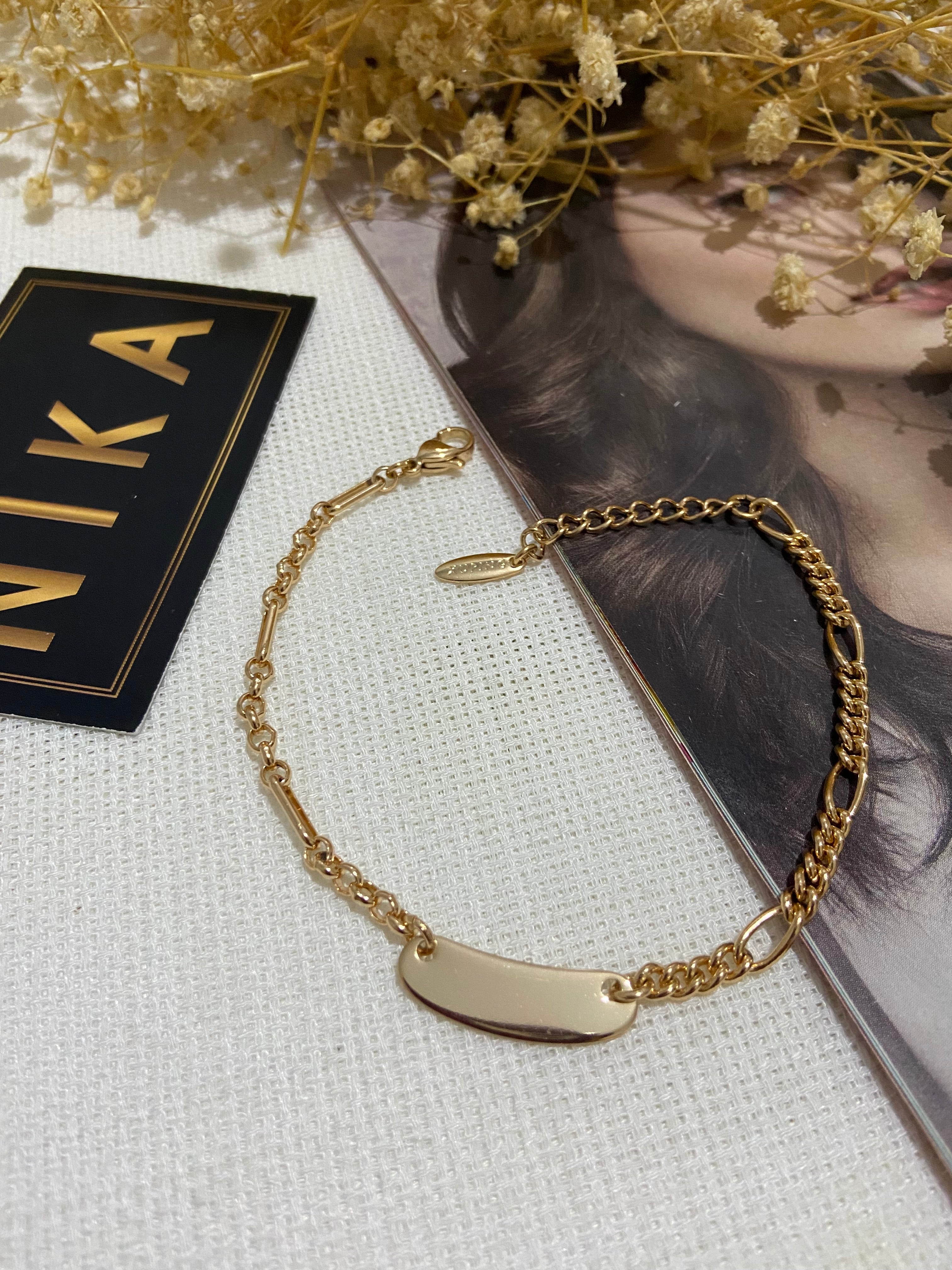 Zarif rose renk bileklik