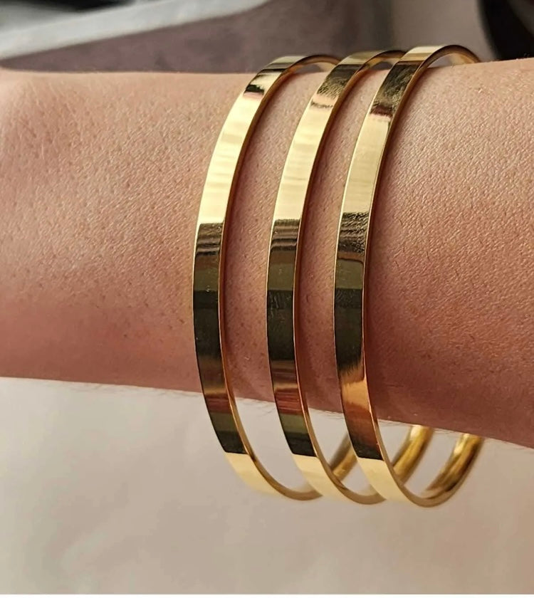 Üçlü kalın Ajda bilezik