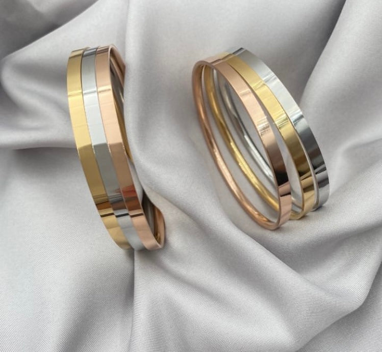 Kalın Ajda bilezik üçlü olarak