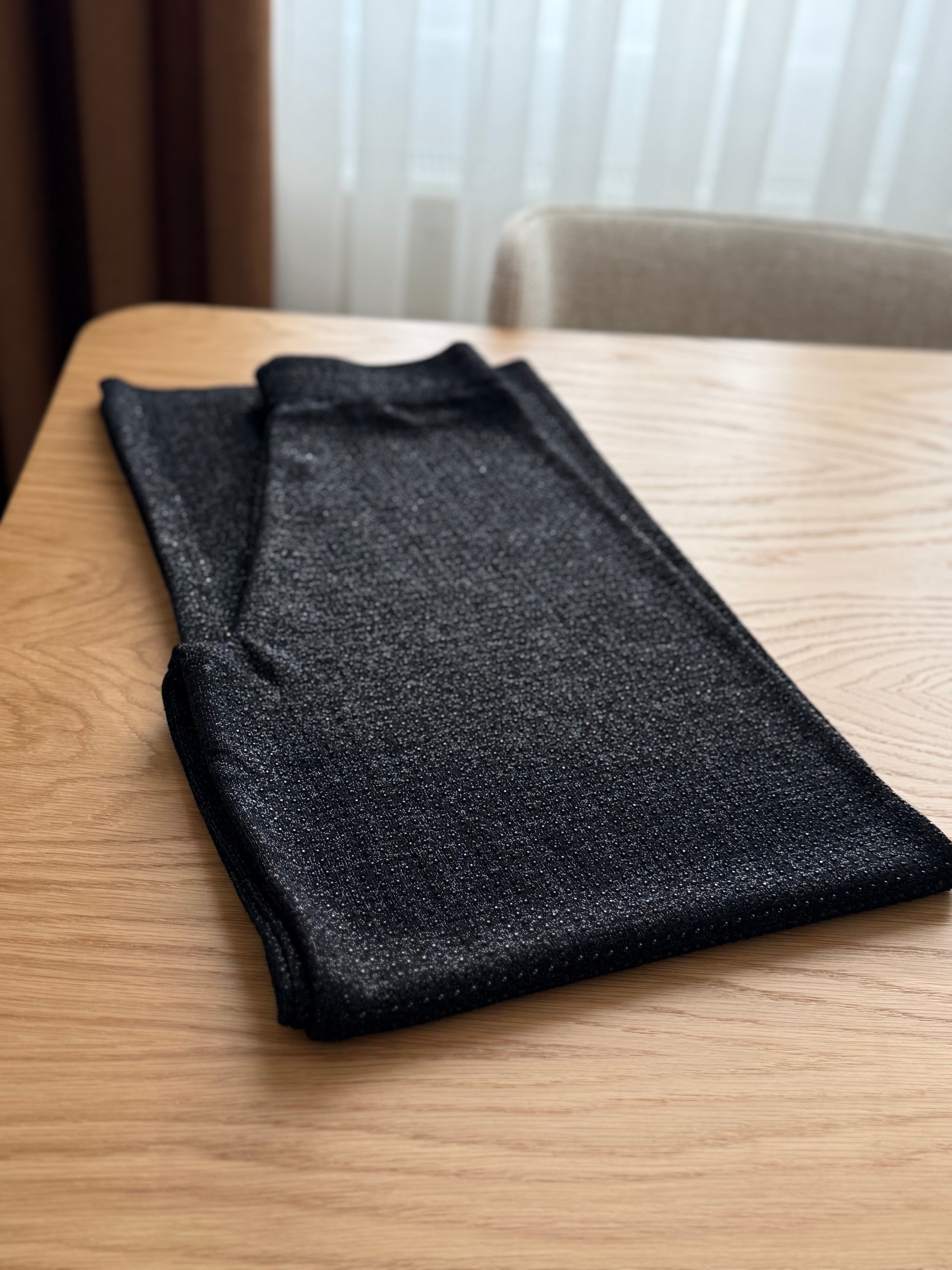 Taşlı merserize pantolon