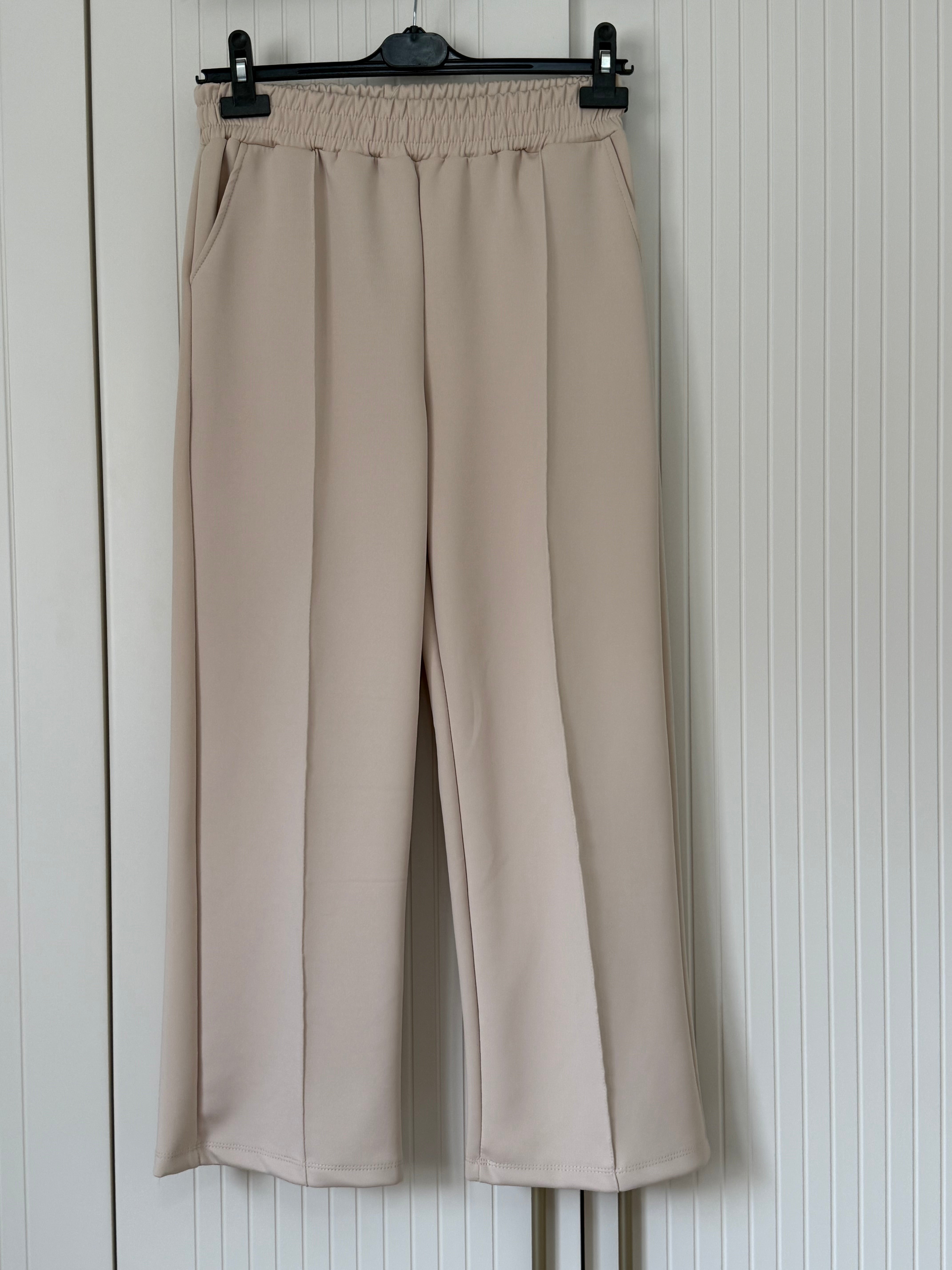 Krem renk Skuba pantolon