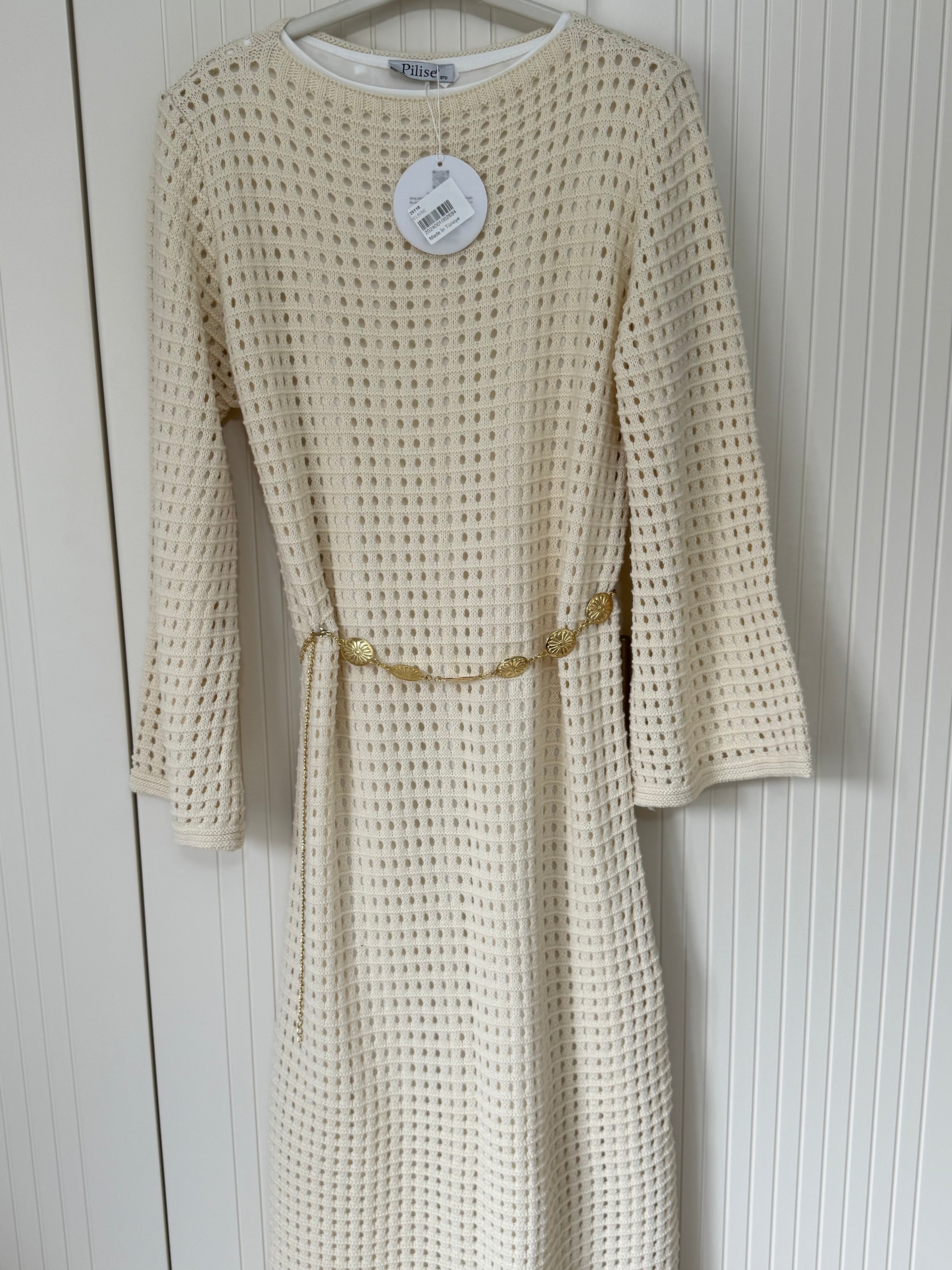 Özel  tasarım kemerli elbise