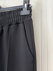 Siyah Skuba pantolon