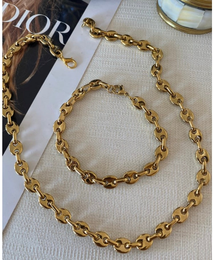 Düğme model gold set