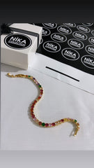 Renkli su yolu bileklik