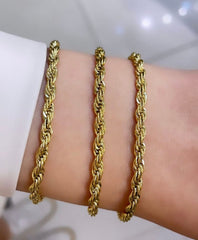 Gold renk burgu bileklik