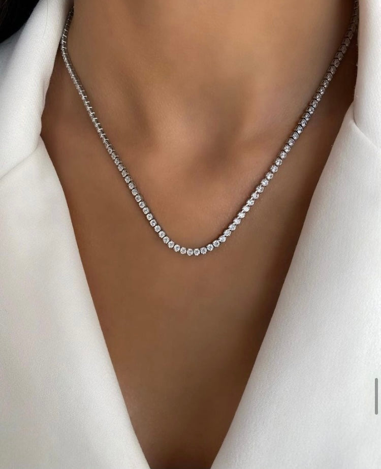 Zirkon taş su yolu kolye