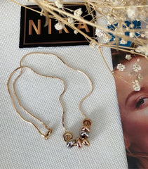 Oval sallantılı kolye