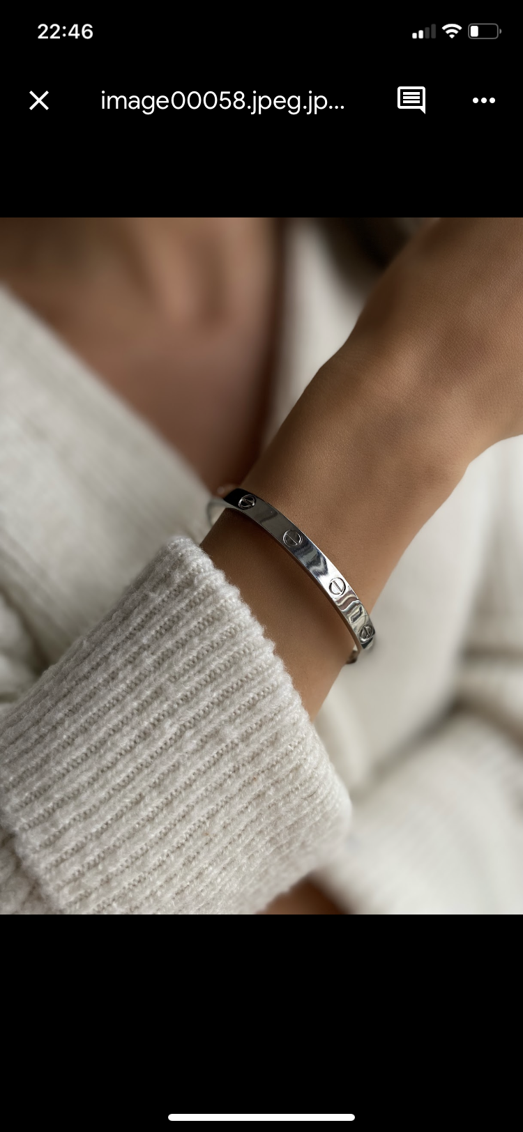 Taşsız silver renk cartier