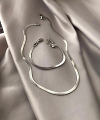 İtalyan ezme kolye seti