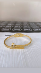 Gold renk çivi model kelepçe